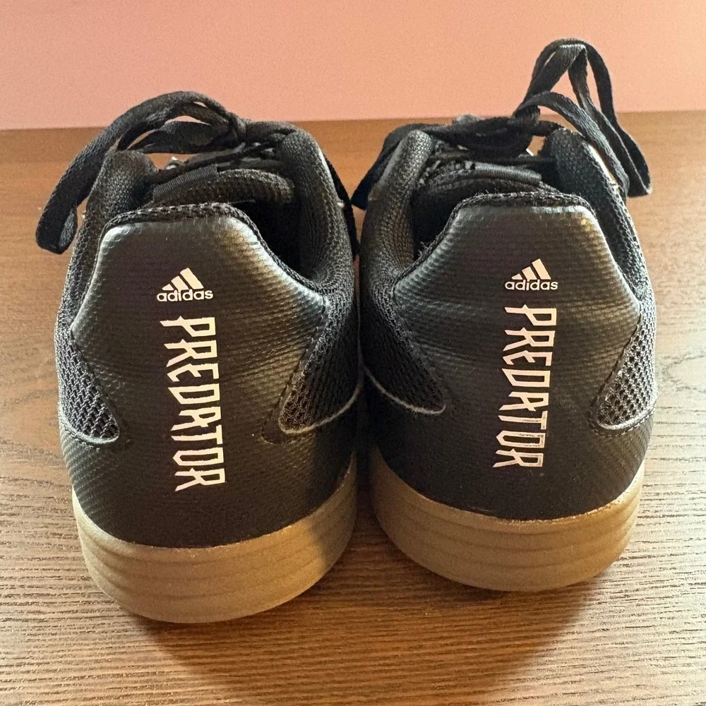 Adidas Predator Freak‎ .4 Sala Mens Size 6 Black White Indoor Soccer Cleats EUC